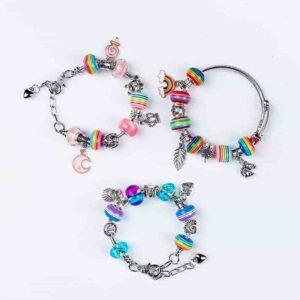 handmade rainbow bracelet